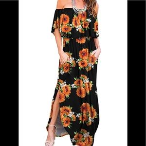 🎊HP 🎊Off the Shoulder Gorgeous Ruffle Maxi